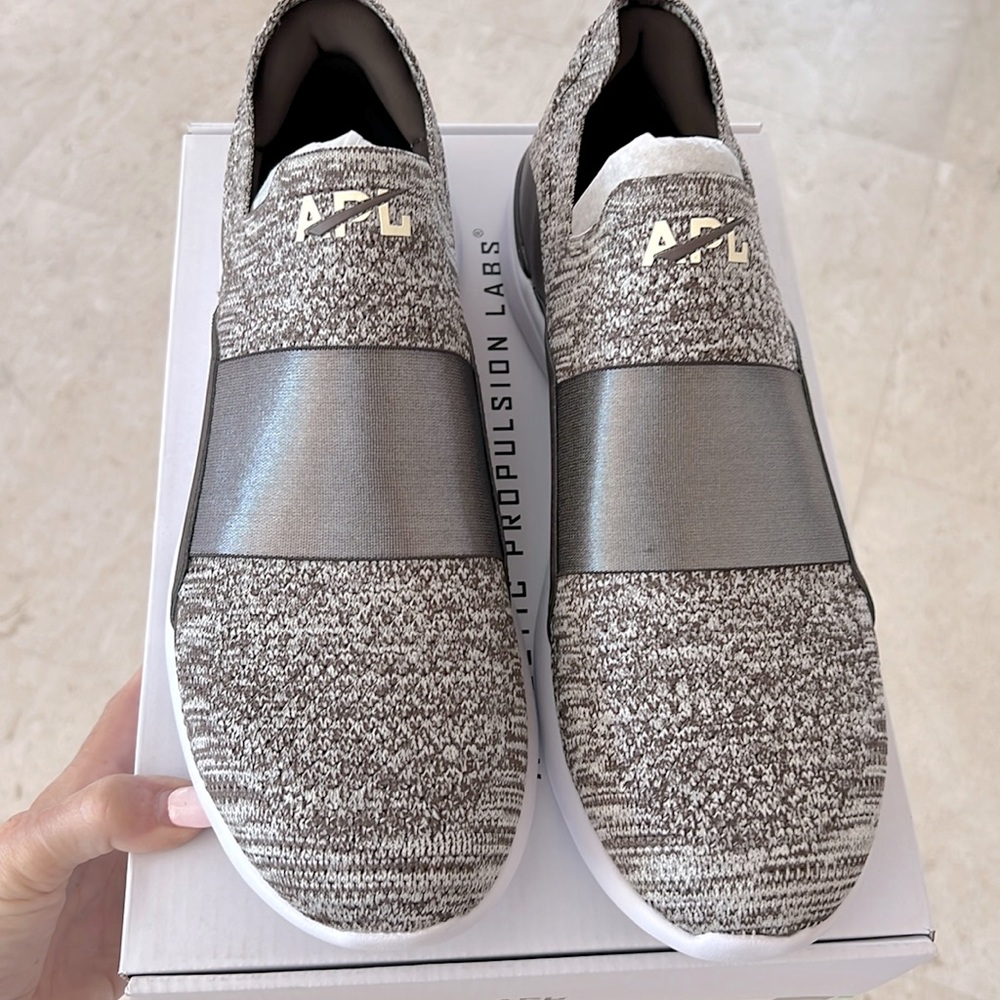 APL Gray and White Athletic Shoes